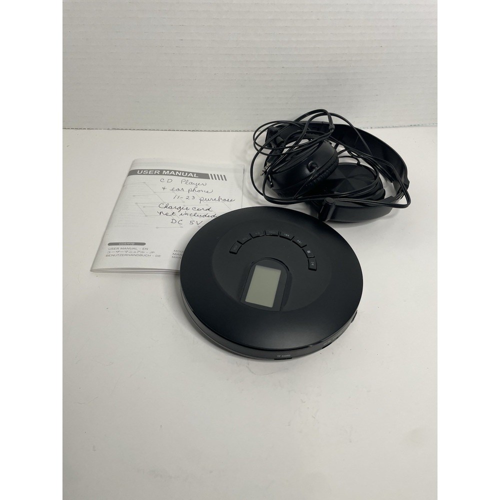 Rohs Wireless Personal Rechargable CD Player With Headphones Untested Parts Only